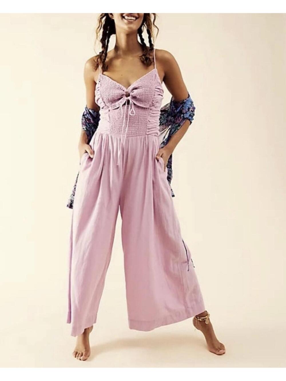 NWOT Free People Endless Summer Day Glow One-Piece Jumpsuit size M